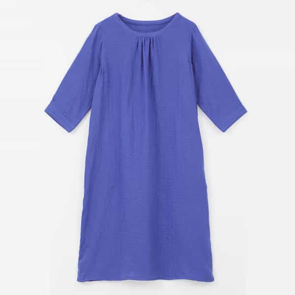 マシュマロガーゼレディスギャザーワンピース