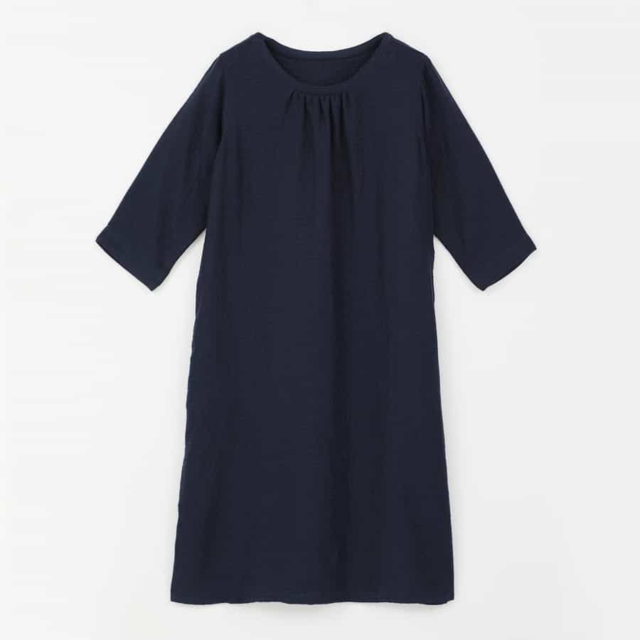 マシュマロガーゼレディスギャザーワンピース