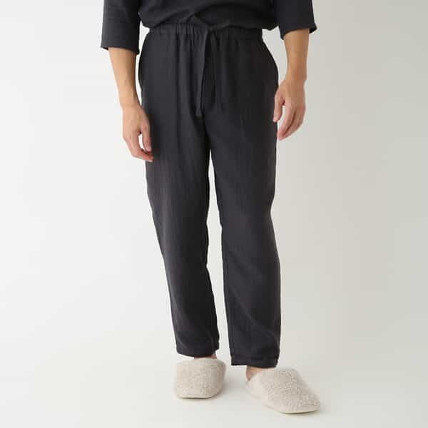 マシュマロガーゼベーシックメンズパンツ