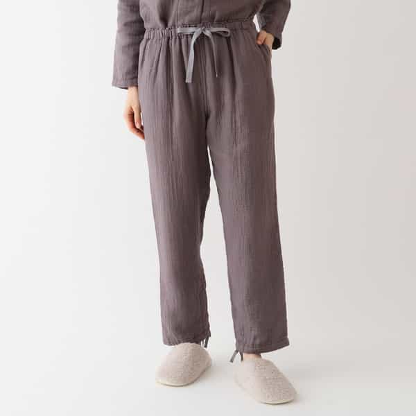 マシュマロワッフルガーゼライトレディスパジャマパンツ 上下別売