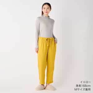 【値下げ】マシュマロワッフルガーゼライトベーシックパンツ