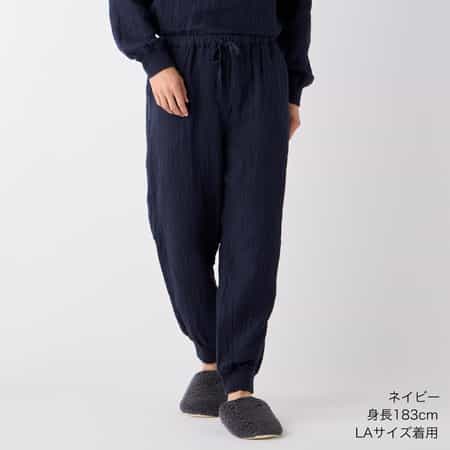 【再値下げ】マシュマロワッフルガーゼライトジョガーパンツ ユニセックス