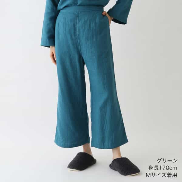 マシュマロガーゼ レディスフレアパンツ