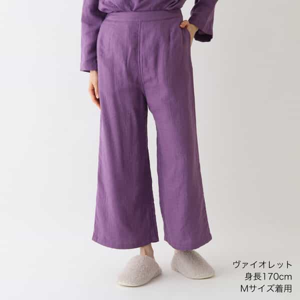 マシュマロガーゼ レディスフレアパンツ