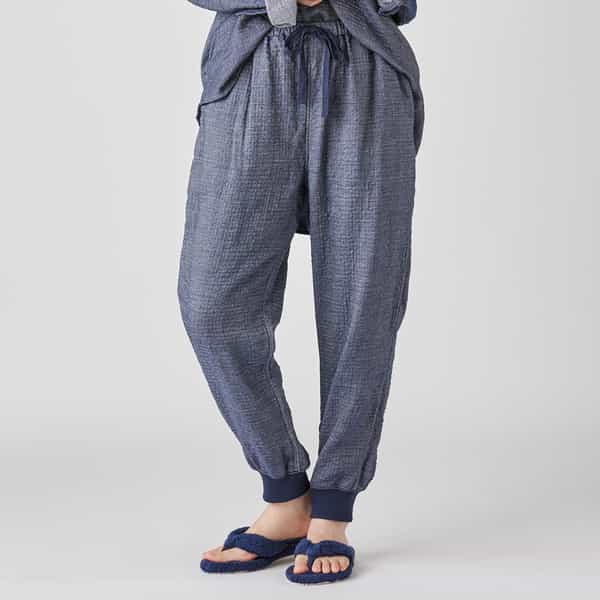 マシュマロデニムガーゼジョガーパンツ ユニセックス