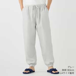 マシュマロワッフルガーゼライトテーパードパンツ ユニセックス