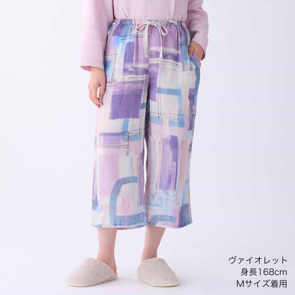 マシュマロガーゼベーシックメンズパンツ（RBF13857）-UCHINO