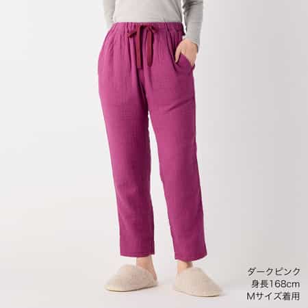 マシュマロワッフルガーゼライト レディスパンツ