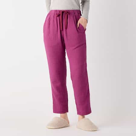 マシュマロワッフルガーゼライト レディスパンツ