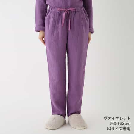 マシュマロワッフルガーゼライト レディスパンツ