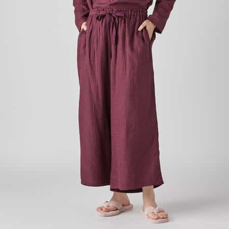 マシュマロガーゼレディースワイドパンツ 上下別売り