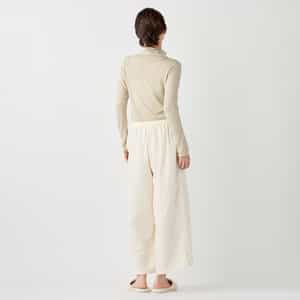 マシュマロガーゼレディースワイドパンツ 上下別売り