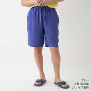 クレープガーゼ ベーシック メンズハーフパンツ