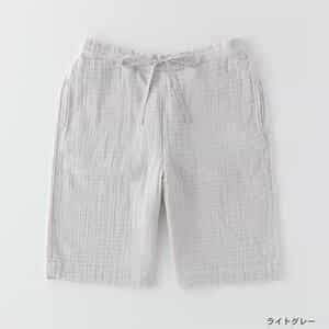 クレープガーゼレディスハーフパンツ
