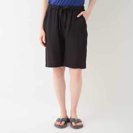 クレープガーゼ ベーシックレディスハーフパンツ