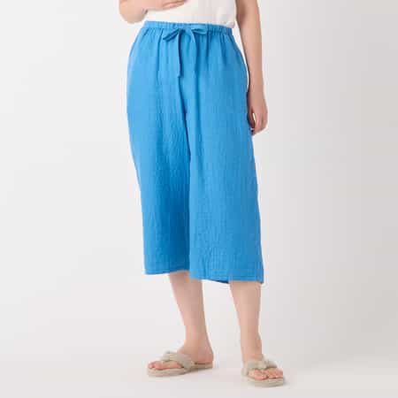 マシュマロガーゼベーシッククロップドパンツ