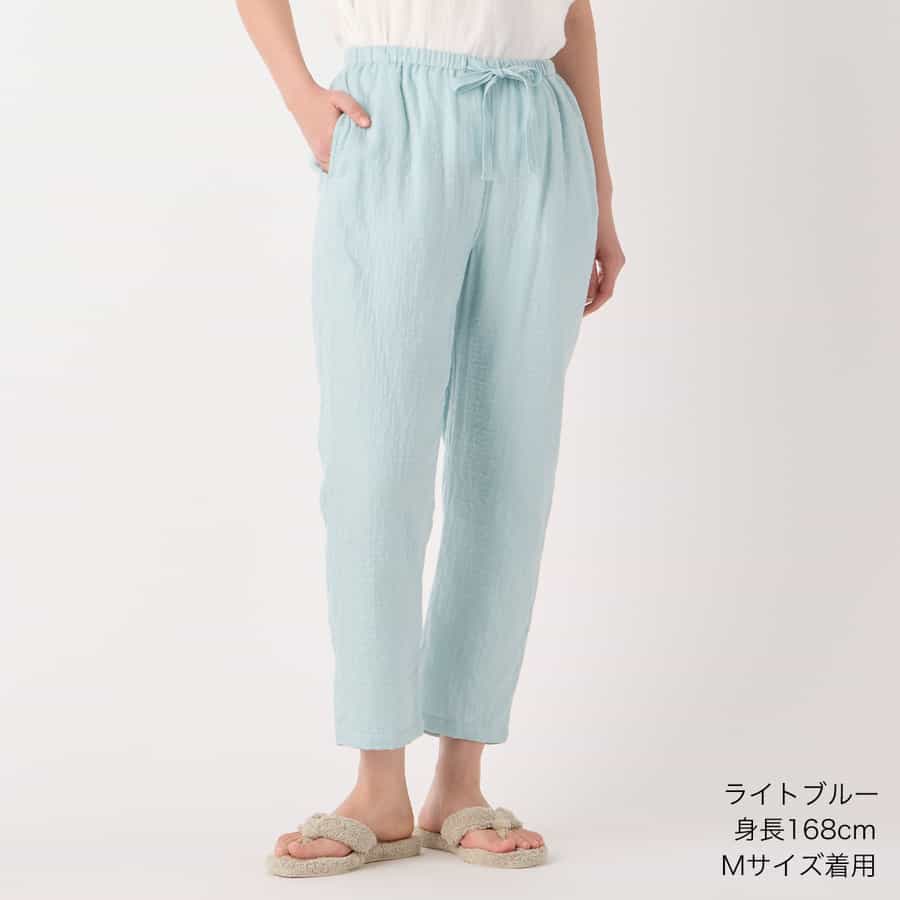 マシュマロガーゼベーシックパンツ（RBS17905）-UCHINO-women