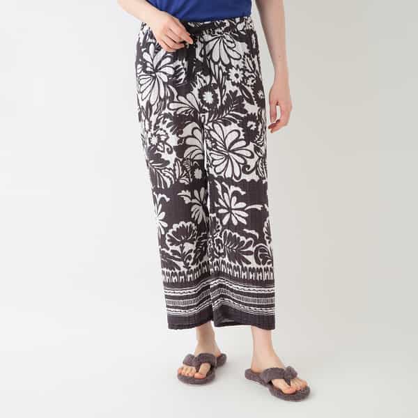 クレープガーゼ バティックパンツ