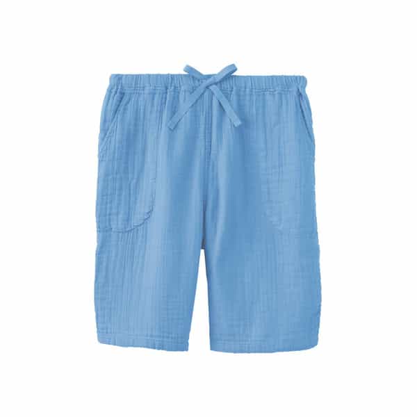 クレープガーゼメンズハーフパンツ