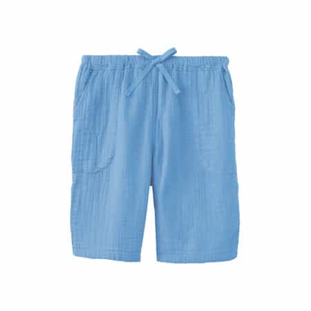クレープガーゼメンズハーフパンツ（RBS75394）-UCHINO-men