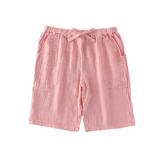 クレープガーゼメンズハーフパンツ（RBS75394）-UCHINO-men