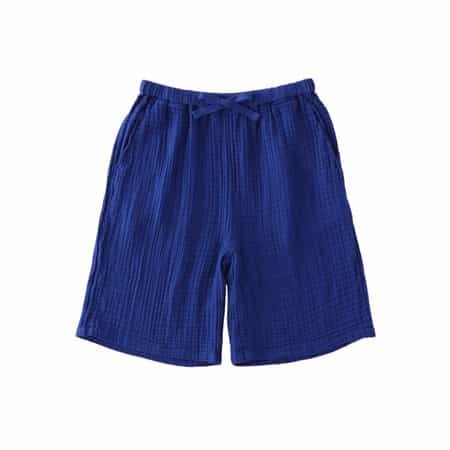 クレープガーゼ メンズハーフパンツ