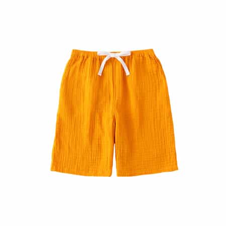 クレープガーゼ メンズハーフパンツ