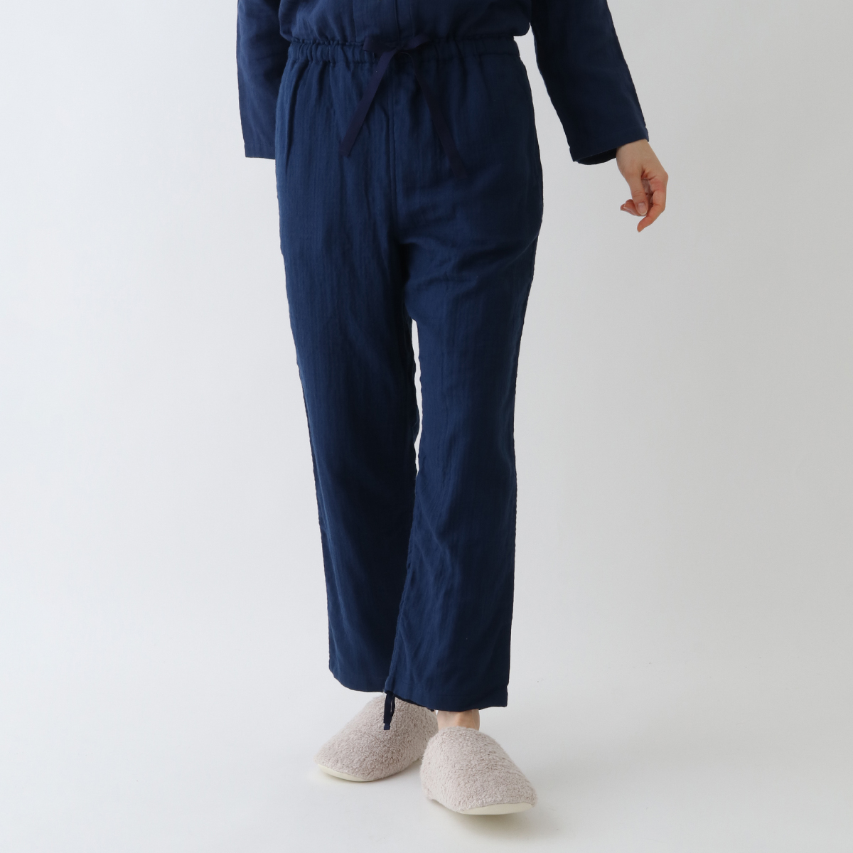 ウチノ　マシュマロガーゼパンツ　Mサイズ UCHINO マシュマロガーゼ ベーシックメンズパンツ 綿100% ルーム