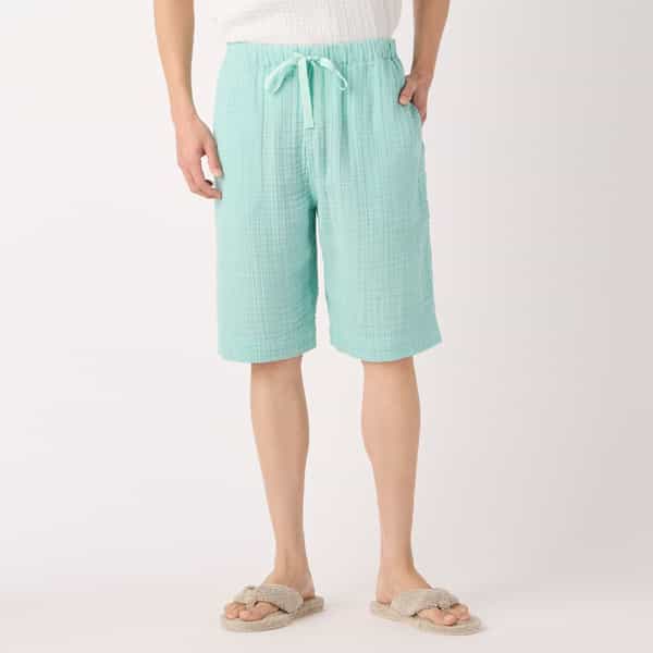 【値下げ】クレープガーゼベーシックハーフパンツ ユニセックス