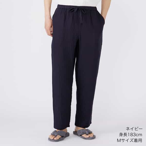 マシュマロガーゼベーシックメンズパンツ