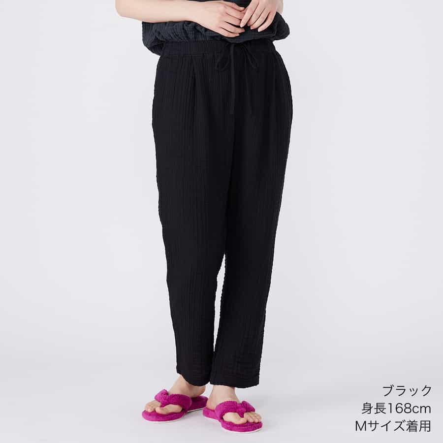 【2026年春夏新色追加】クレープガーゼベーシックパンツ ユニセックス