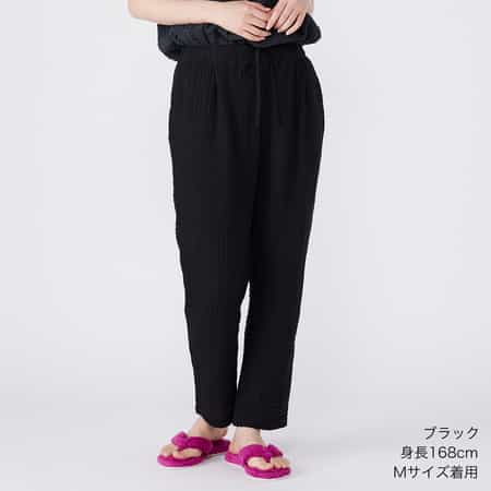 【2026年春夏新色追加】クレープガーゼベーシックパンツ ユニセックス