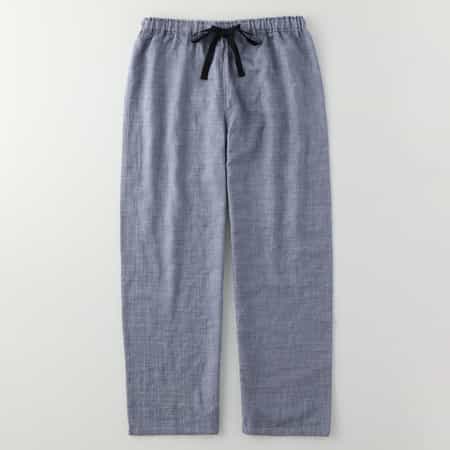 マシュマロガーゼ先染めメンズパジャマパンツ 上下別売