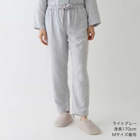 マシュマロガーゼ先染めレディスパジャマパンツ 上下別売
