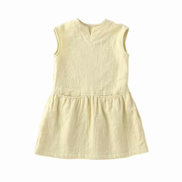 マシュマロガーゼギャザーキッズワンピース 130cm 140cm