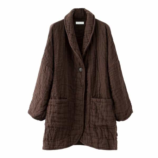 マシュマロワッフルガーゼレディスカーディガン