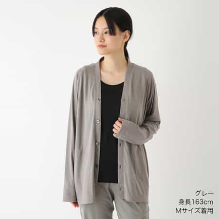 スーパーエアーニットＶネックカーディガン ユニセックス