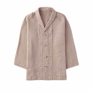 マシュマロワッフルガーゼライト メンズカーディガン