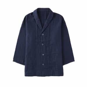 マシュマロワッフルガーゼライト メンズカーディガン