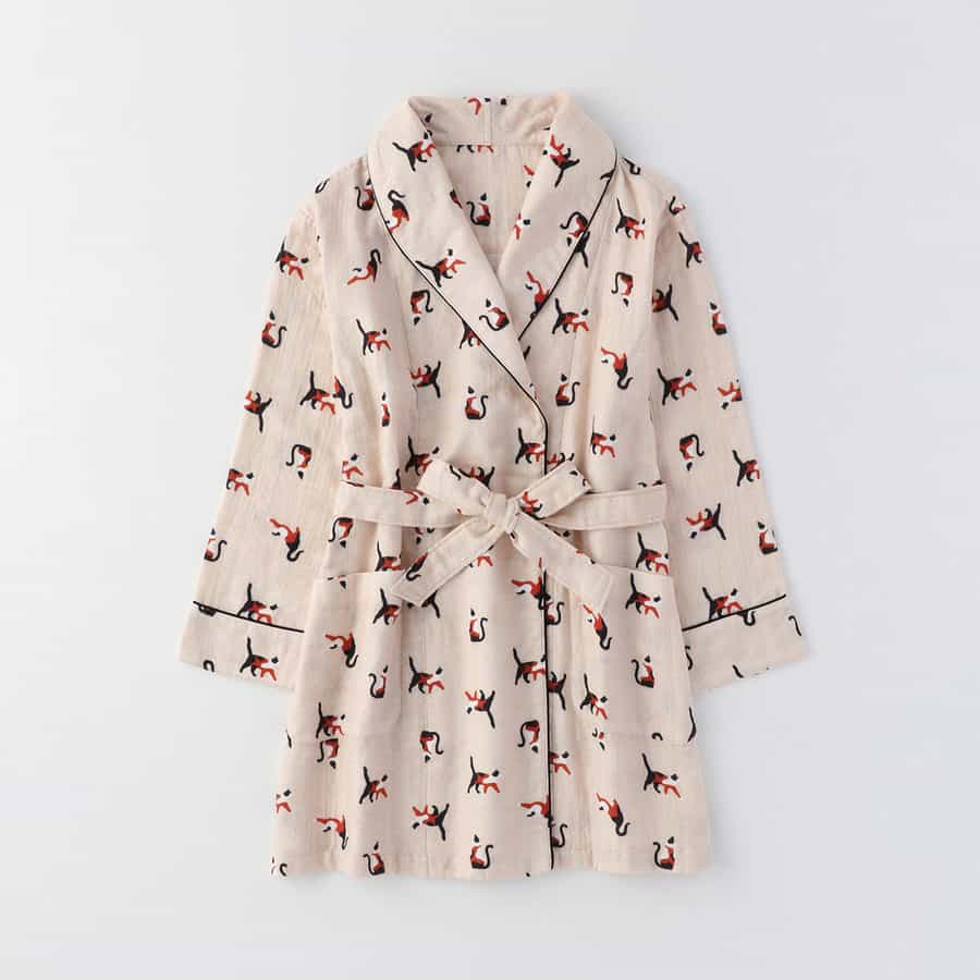 マシュマロガーゼネコショートガウン