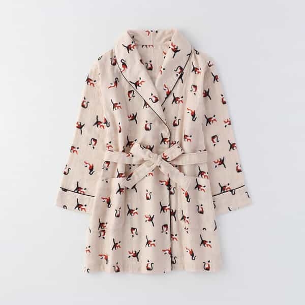 マシュマロガーゼネコショートガウン