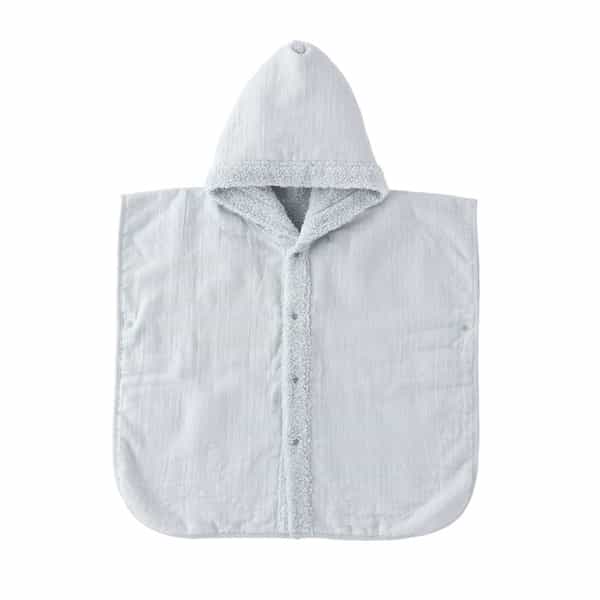 【再値下げ】マシュマロガーゼ＆パイルカラーポンチョ 90cm