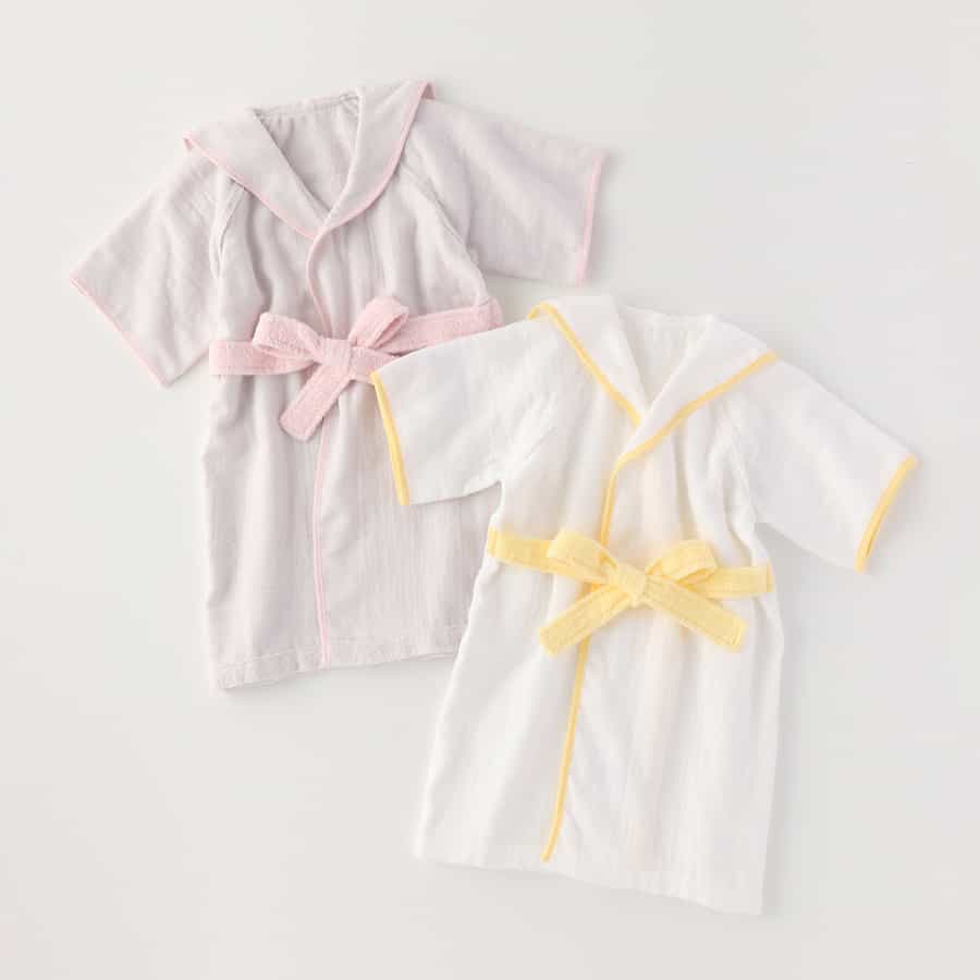 マシュマロガーゼ&パイルベビーローブ 70cm