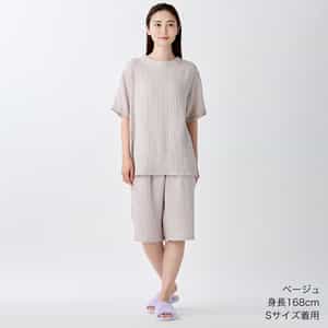 クレープガーゼシンプルルームウェア ユニセックス