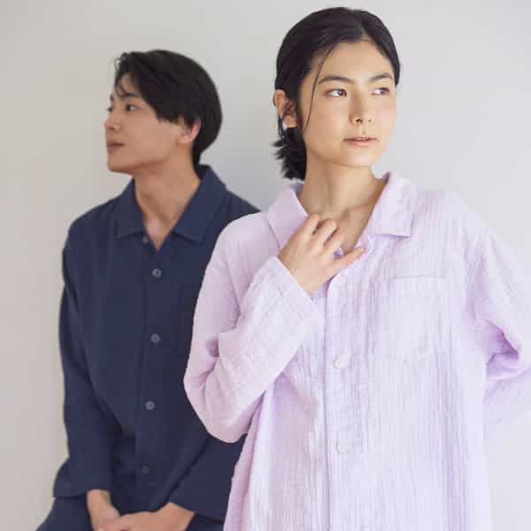 【4月末頃お届け】IFMC.ガーゼパジャマ ユニセックス