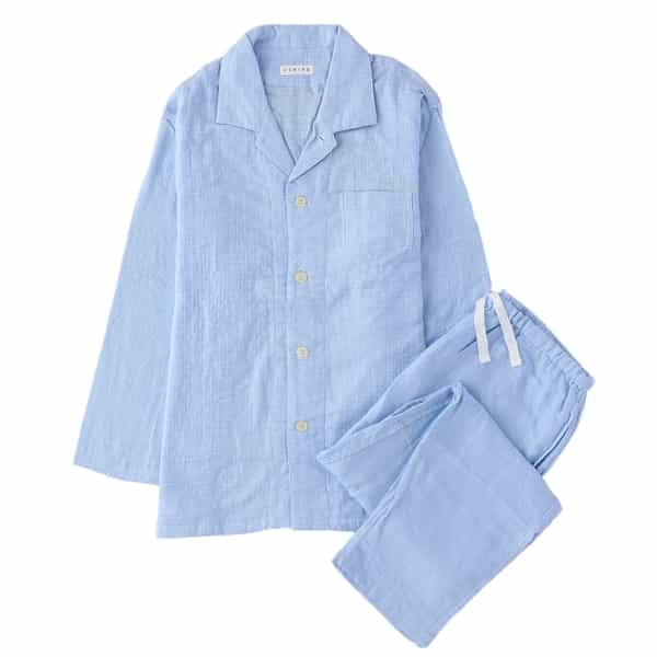 【再値下げ】マシュマロガーゼ ギンガムチェック　メンズパジャマ