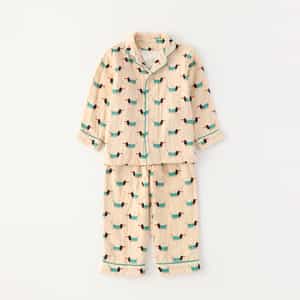 マシュマロガーゼアニマルキッズパジャマ