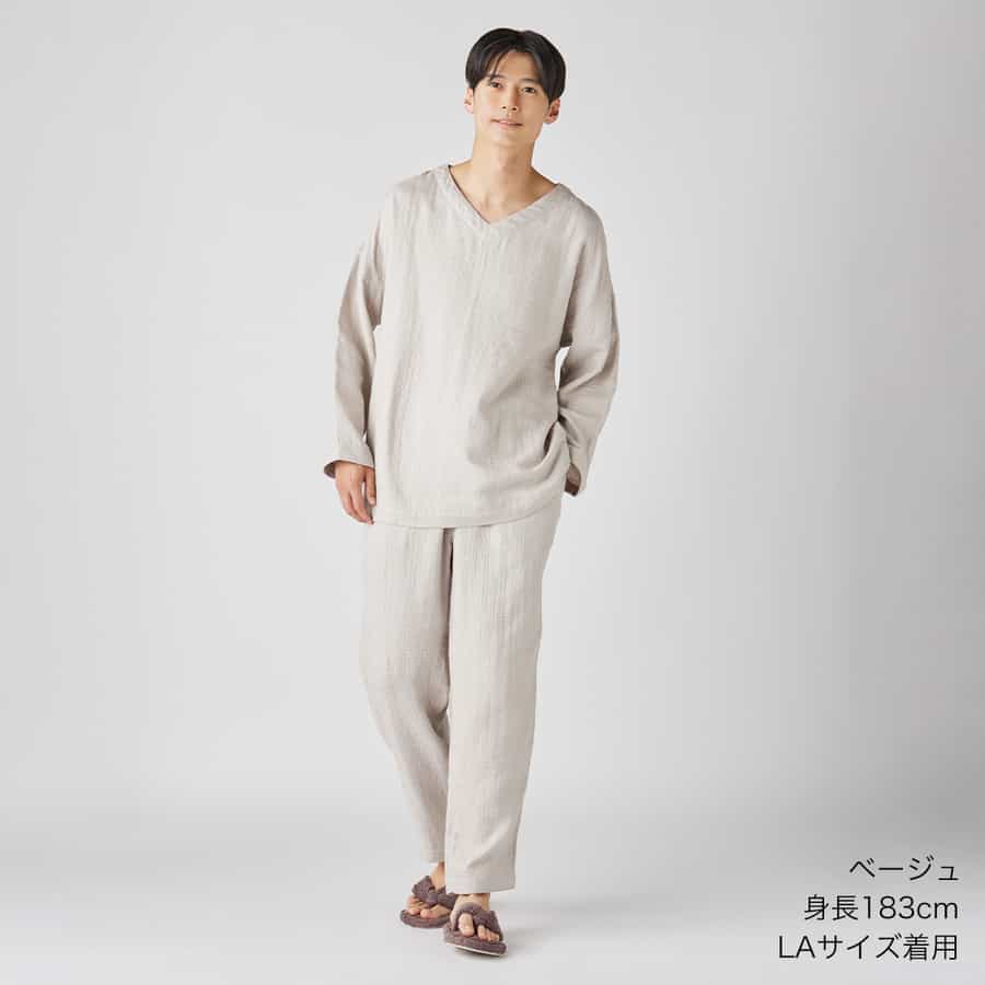【新品】UCHINO プレミアム マシュマロガーゼ パジャマ Sギンガムチェック 再値下げ】マシュマロガーゼ ギンガムチェック メンズパジャマ