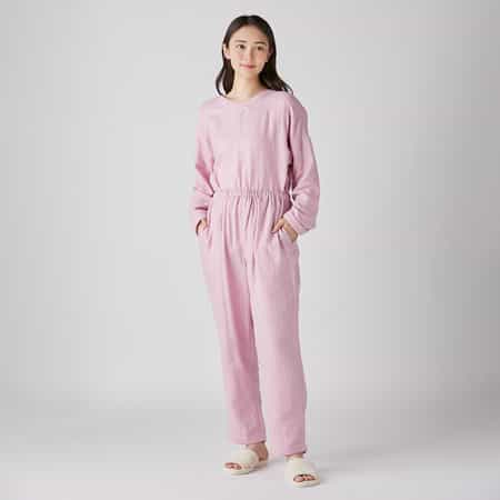 予約販売/8月下旬 発送予定】マシュマロガーゼシンプルパジャマ