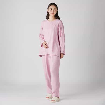 予約販売/8月下旬 発送予定】マシュマロガーゼシンプルパジャマ